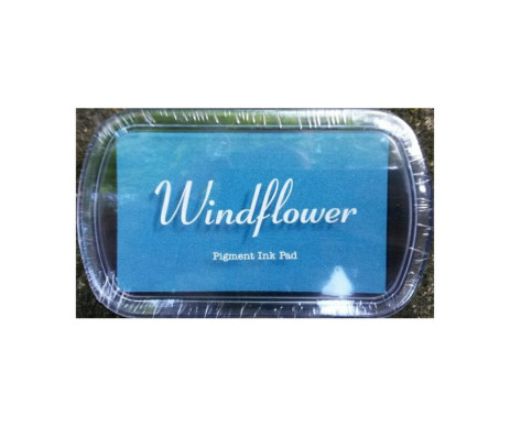 Razítkovací polštářek slouží k tvorbě světle modrých otisků razítek nebo prstů na papíru, plátně a dalších savých materiálech.