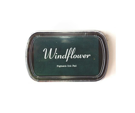 Razítkovací polštářek slouží k tvorbě tmavě zelených otisků razítek či prstů na papír, plátno a podobné savé materiály