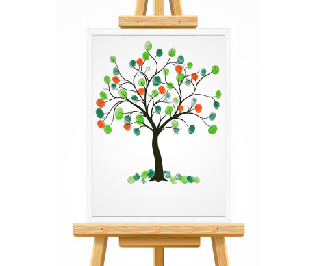 Svatební strom 2 hnědý