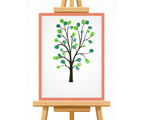 Svatební strom 6 hnědý bez ptáčků