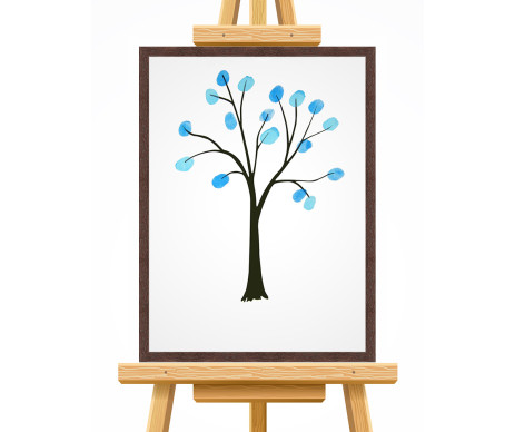 Svatební strom 7 hnědý bez ptáčků