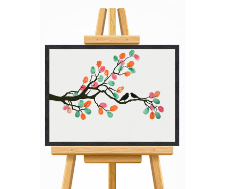 Svatební strom 8 hnědý