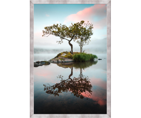 Strom života na fotografii č. 8, který je vyrobený s ozdobným dřevěným rámem