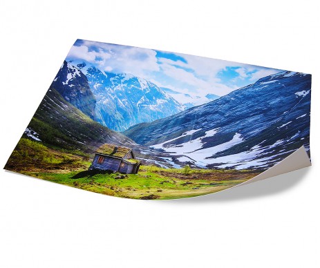Ukázka velkoformátové fotografie s lesklým povrchem, který dodá Vašim snímkům zářivé barvy.