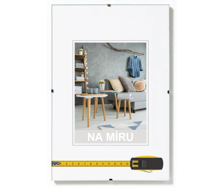 Cliprám lze vyrobit i na míru s plexisklem nebo antireflexním plexisklem