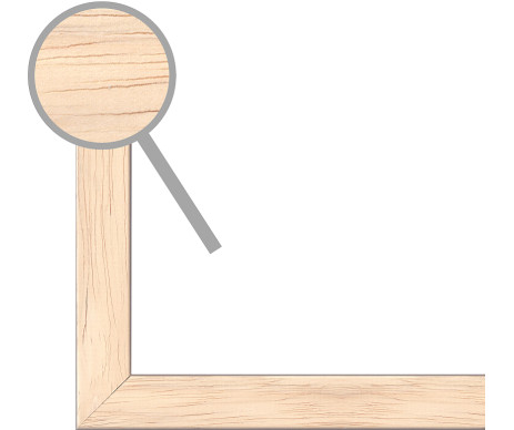 Přírodní dřevěný rám Arco