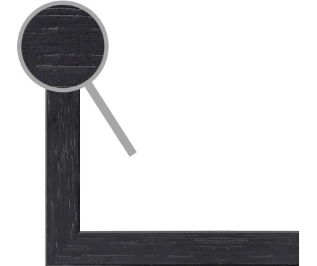 Dřevěný rám Arco černý pro obrazy na plátně