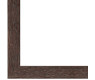 Dřevěný rám Arco tmavě hnědý